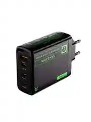 Черный сетевое зарядное устройство Movespeed 2xType-C+1xUSB- A 120W PD2.0 QC3.0 (AC120) EU Black