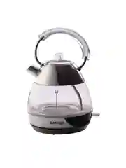 Серебряный чайник электрический Gorenje K17GPD объём 1.7 л., мощность 2200 Вт., стеклянный