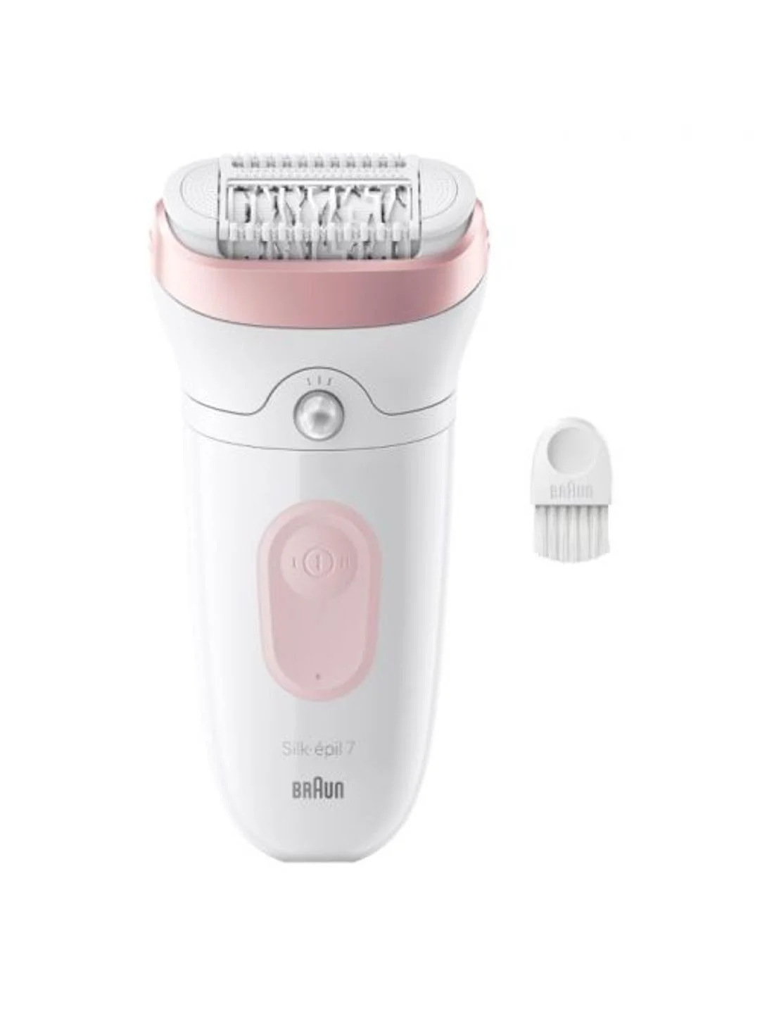 Белый эпилятор женский Braun Silk-epil 7 SE7-000, Li-ion, 2 скорости, 40 пинцетов