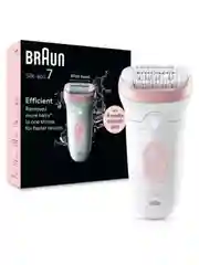 Эпилятор женский Braun Silk-epil 7 SE7-000, Li-ion, 2 скорости, 40 пинцетов