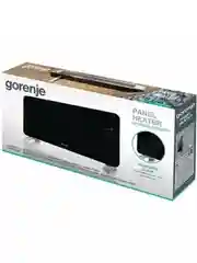 Черный конвектор электрический Gorenje Optiheat 2000GTPT, 2000 Вт, 3 режима, пульт ДУ, черный
