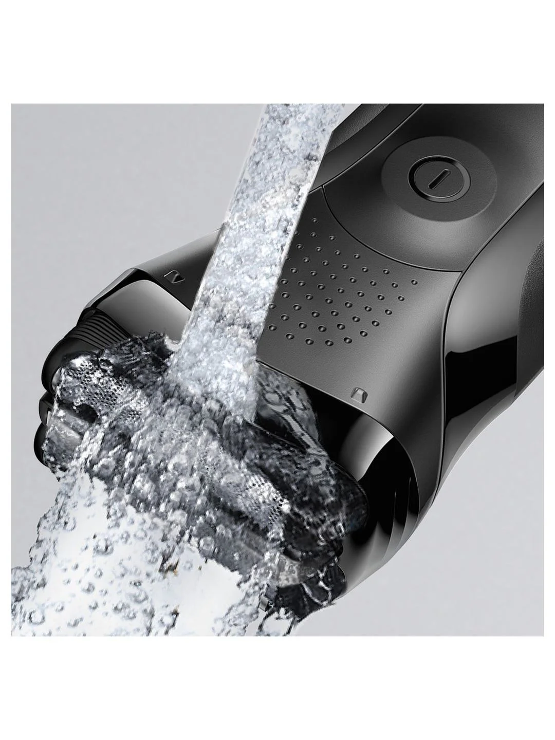 Черный мужская электробритва Braun Series 3 300s Black с быстрой зарядкой и 3 режущими элементами