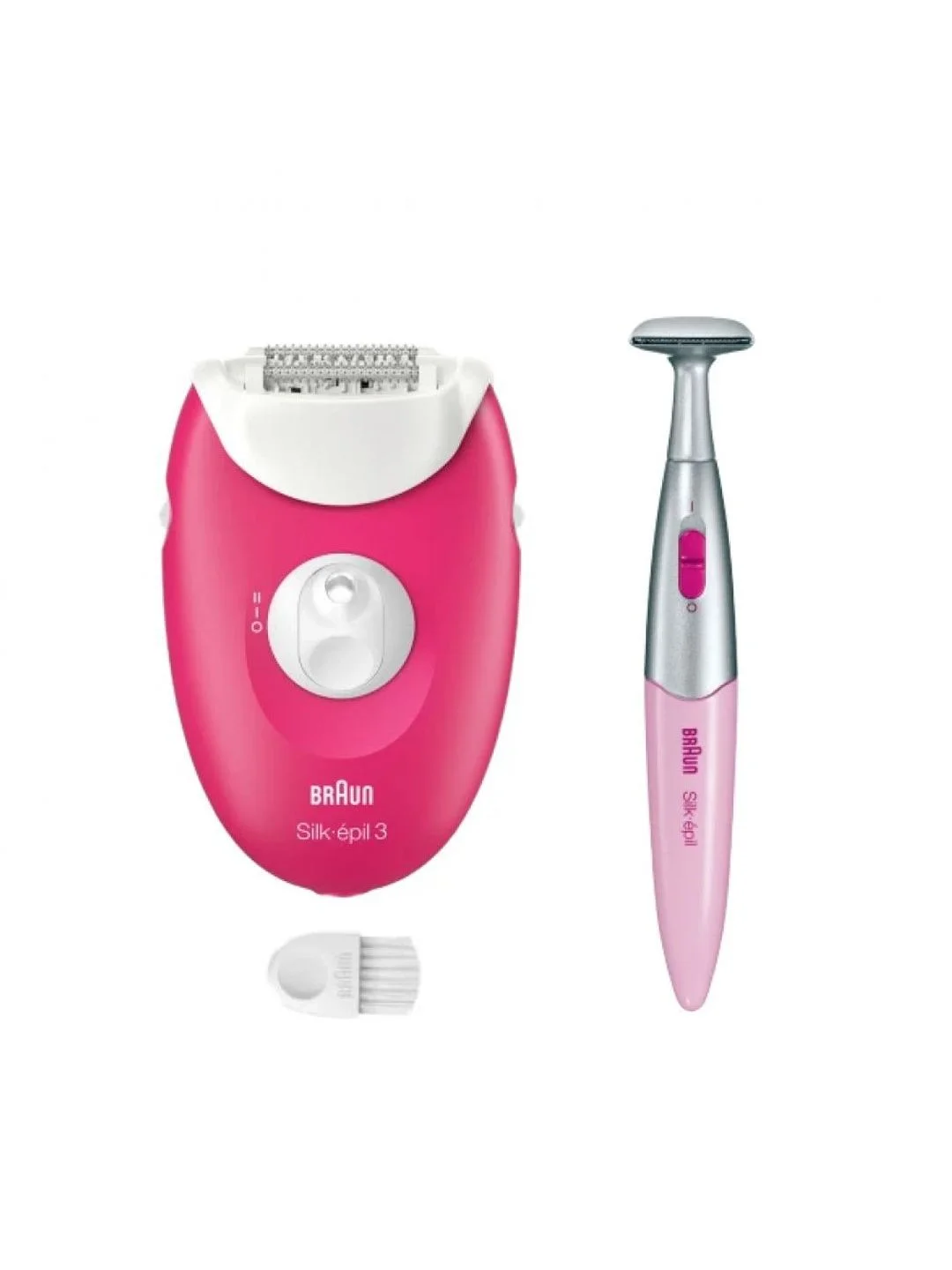 Белый женский эпилятор Braun Silk-epil 3 3-202 с 2 режимами скорости, подсветкой