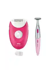 Белый женский эпилятор Braun Silk-epil 3 3-202 с 2 режимами скорости, подсветкой