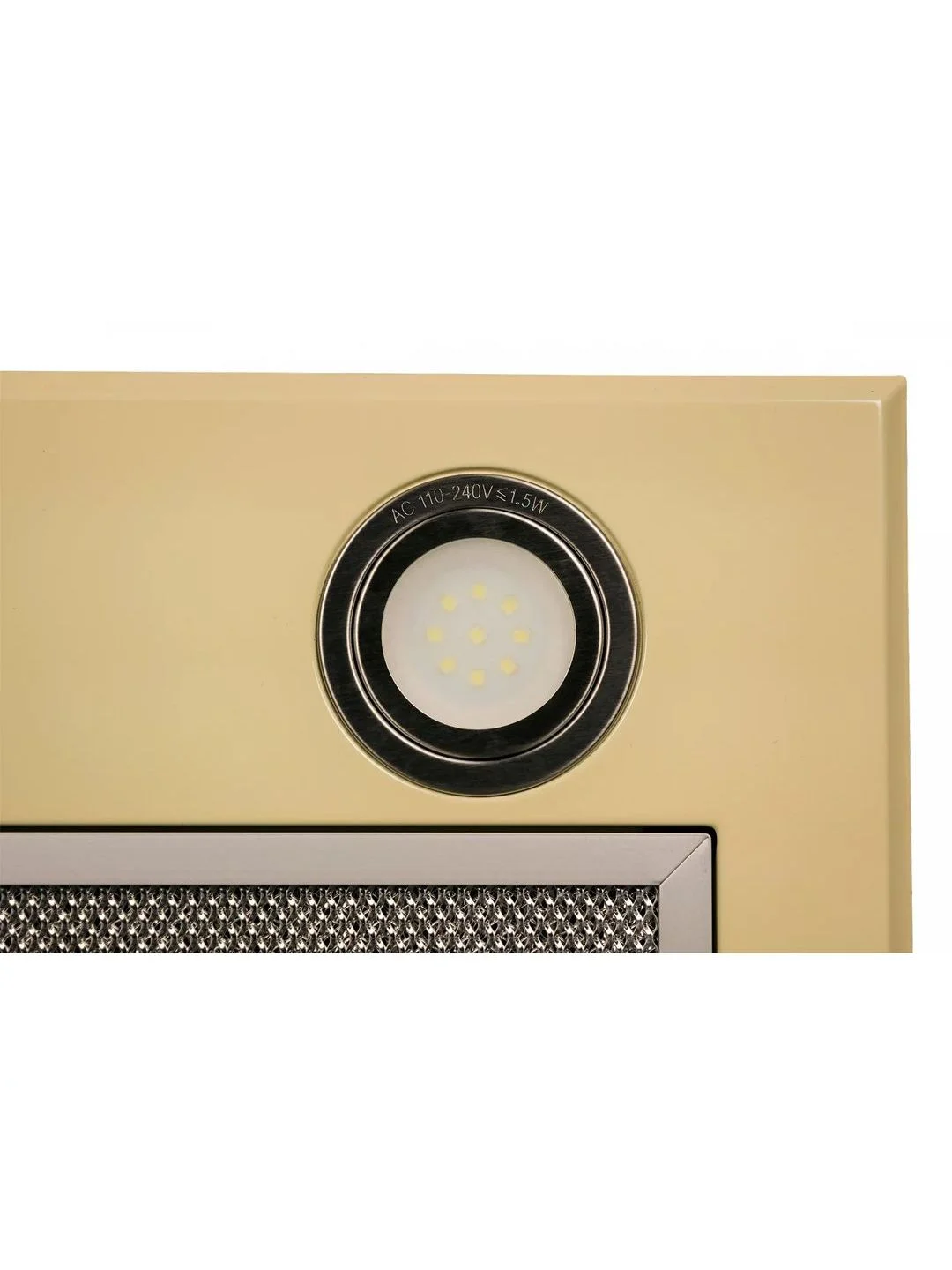 Бежевый встраиваемая вытяжка для кухни LEX GS BLOC P 600 IVORY, 60 см, до 1050 м/ч, 3 скорости