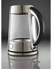 Серебряный чайник электрический Gorenje K17G, 2200 Вт, 1.7л, стеклянный корпус, серебристый