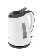 Белый чайник электрический Polaris PWK 1708C Water Way Pro, 2200 Вт, 1.7 л, белый/серый