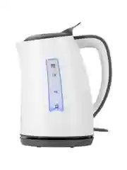Белый чайник электрический Polaris PWK 1708C Water Way Pro, 2200 Вт, 1.7 л, белый/серый