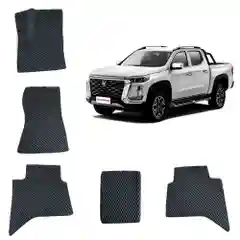 Черный 3d Автомобильные EVA / ЭВА / ЕВА коврики в салон Changan Hunter Plus / Чангаг Хантер плюс