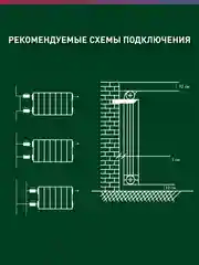 Белый радиатор алюминиевый литой, Oasis Eco 500/80/6