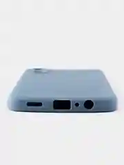 Синий меланж чехол для Samsung Galaxy A06, Самсунг Галакси А06, с защитой камеры