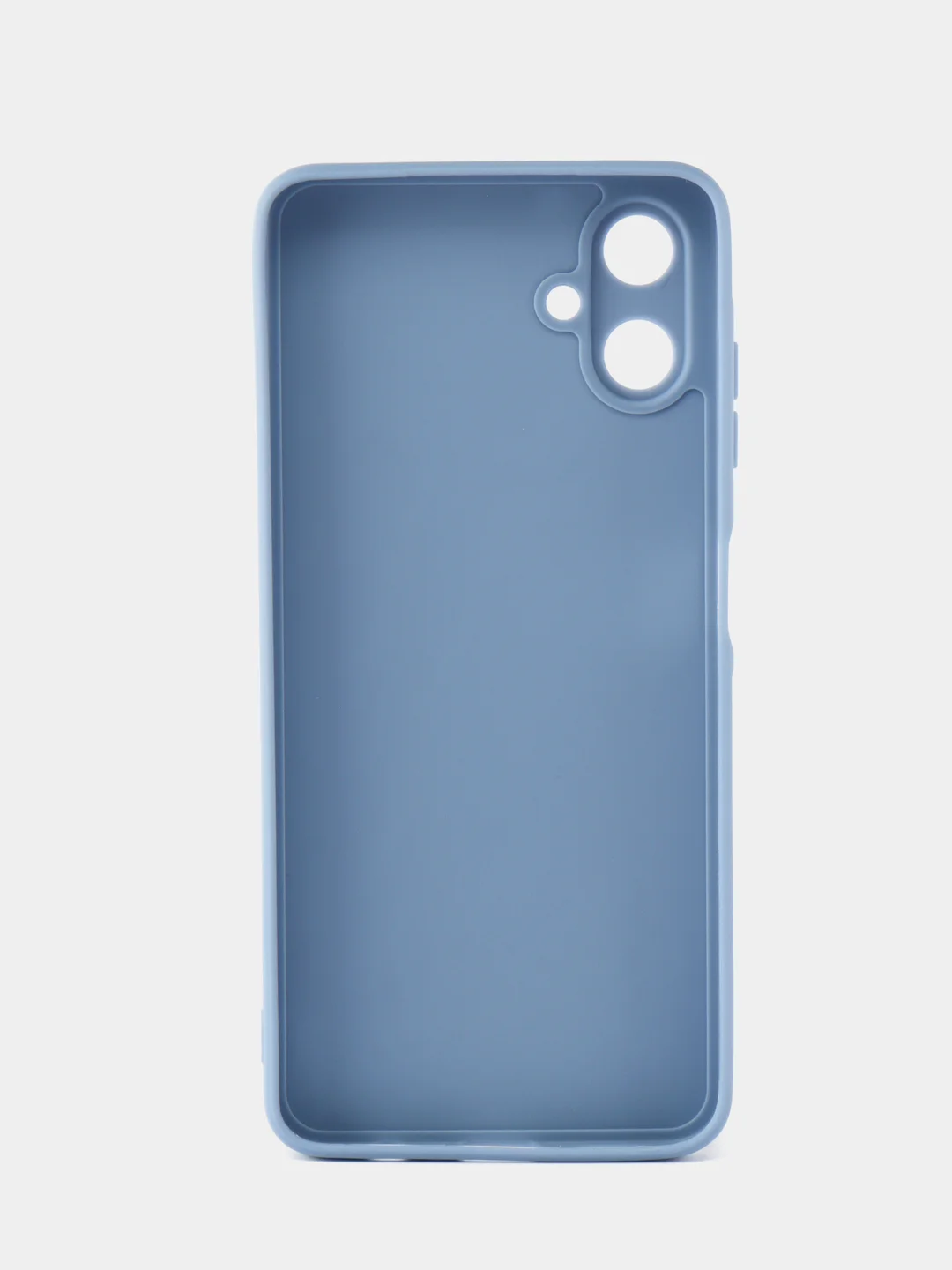 Синий меланж чехол для Samsung Galaxy A06, Самсунг Галакси А06, с защитой камеры
