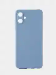 Синий меланж чехол для Samsung Galaxy A06, Самсунг Галакси А06, с защитой камеры
