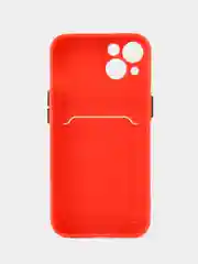 Красный чехол с кармашком на iPhone 11 13 13Pro 13 Promax