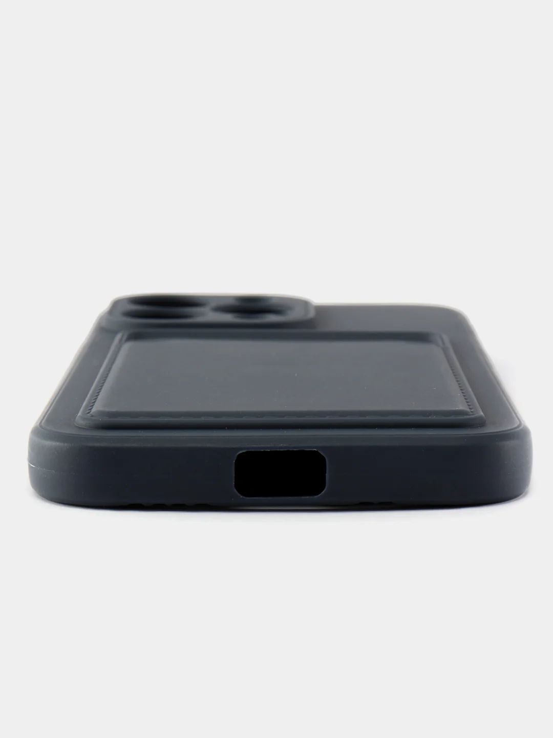 Синий меланж чехол с кармашком на iPhone 11 13 13Pro 13 Promax