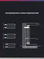 Белый радиатор биметаллический "Oasis Pro" 500/80/10