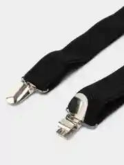 Черный подтяжки детские, эластичные, 2,5см