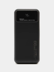 Внешний аккумулятор c быстрой зарядкой с встроенными кабелями Power Bank, 20000/30000 mAh