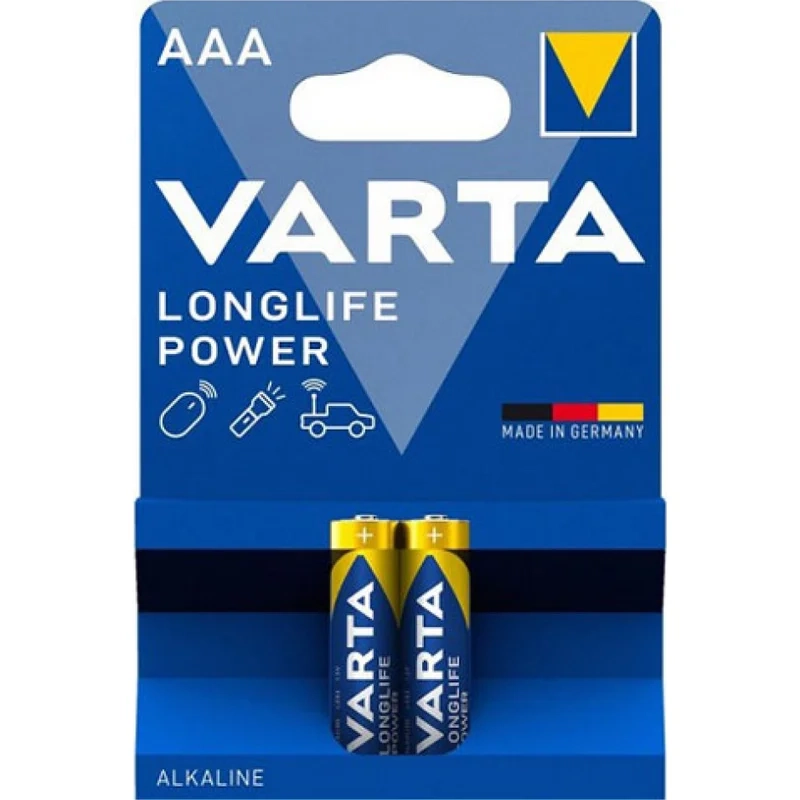 Батарейка Varta LONGLIFE POWER (HIGH ENERGY) LR03 AAA BL2 Alkaline 1.5V (4903)
