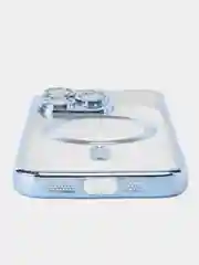 Чехол magsafe для Apple iPhone 15 Pro с защитой камеры,
