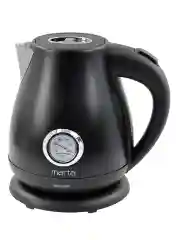 Черный чайник электрический MARTA MT-4645 металлический / 2200W/ Объем-1,8л/ черный