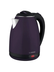 Чайник электрический LUMME LU-145/ 1800W/ 2.0л/ металлический/ темный топаз/черный