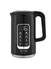 Черный чайник электрический STINGRAY ST-KT3015A ручной выбор температуры, автоподогрев, черный