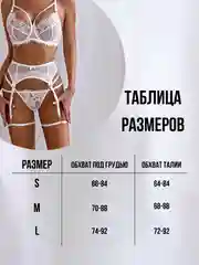 Белый комплект женского нижнего белья, кружевное, пояс для чулок, бюстгальтер и стринги
