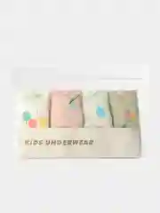 Молочный трусы для девочки набор 4 штуки