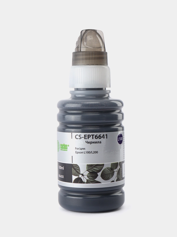 Чернила Cactus CS-EPT6641 T664 черный 100мл для Epson L100/L110/L120/L132/L200/L210/L222
