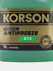Зеленый антифриз готовый KORSON 5л