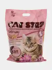 Соевый комкующийся наполнитель Cat Step Tofu Lotus, с цветочным ароматом, 12 л