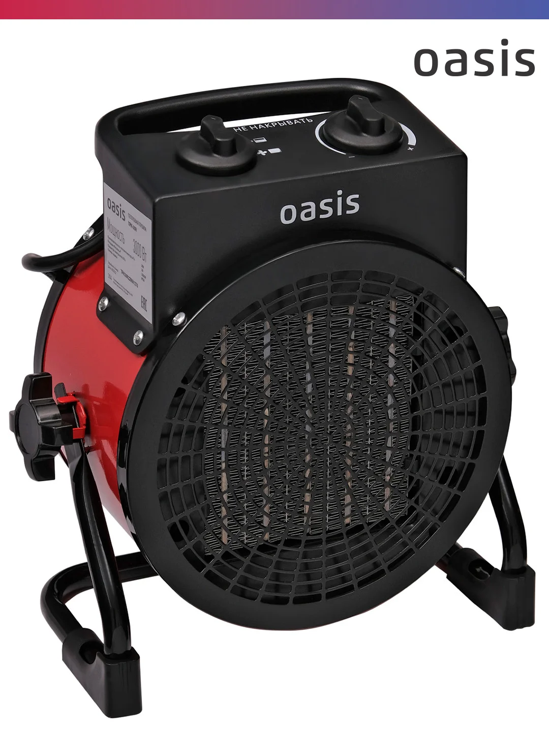 Красный тепловая пушка "Oasis" TPK-30R