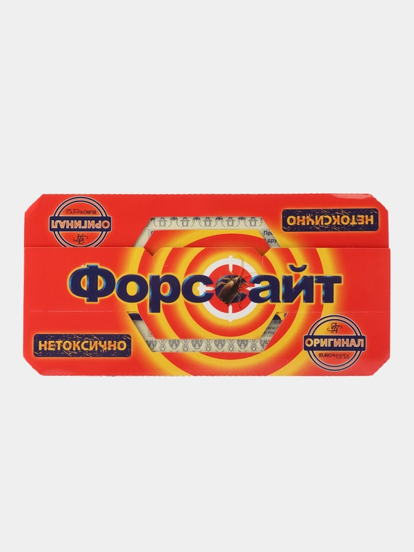 Средство от тараканов "Форссайт",форсай клеевая ловушка-домик/муравьев/клопов/мышей и крыс
