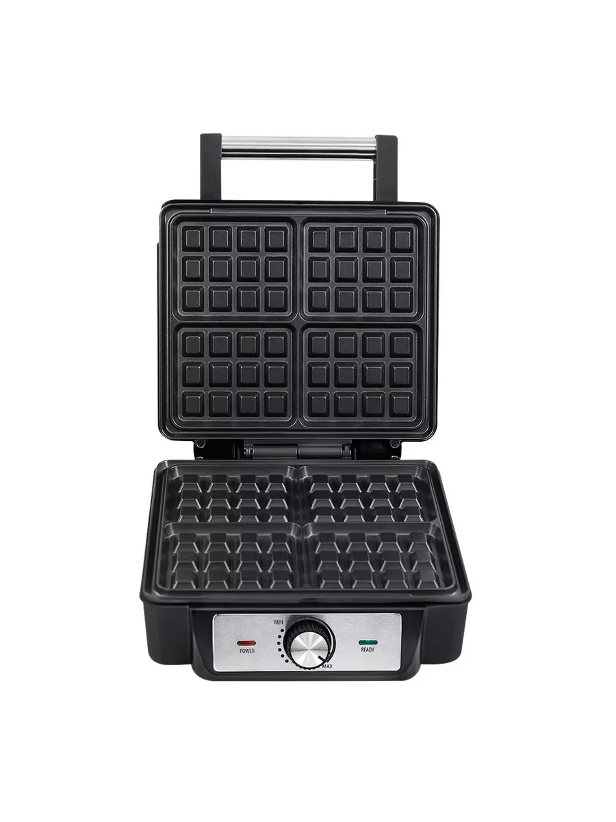 Серебряный вафельница CHEF PRO CF-SM1602A черный/сталь