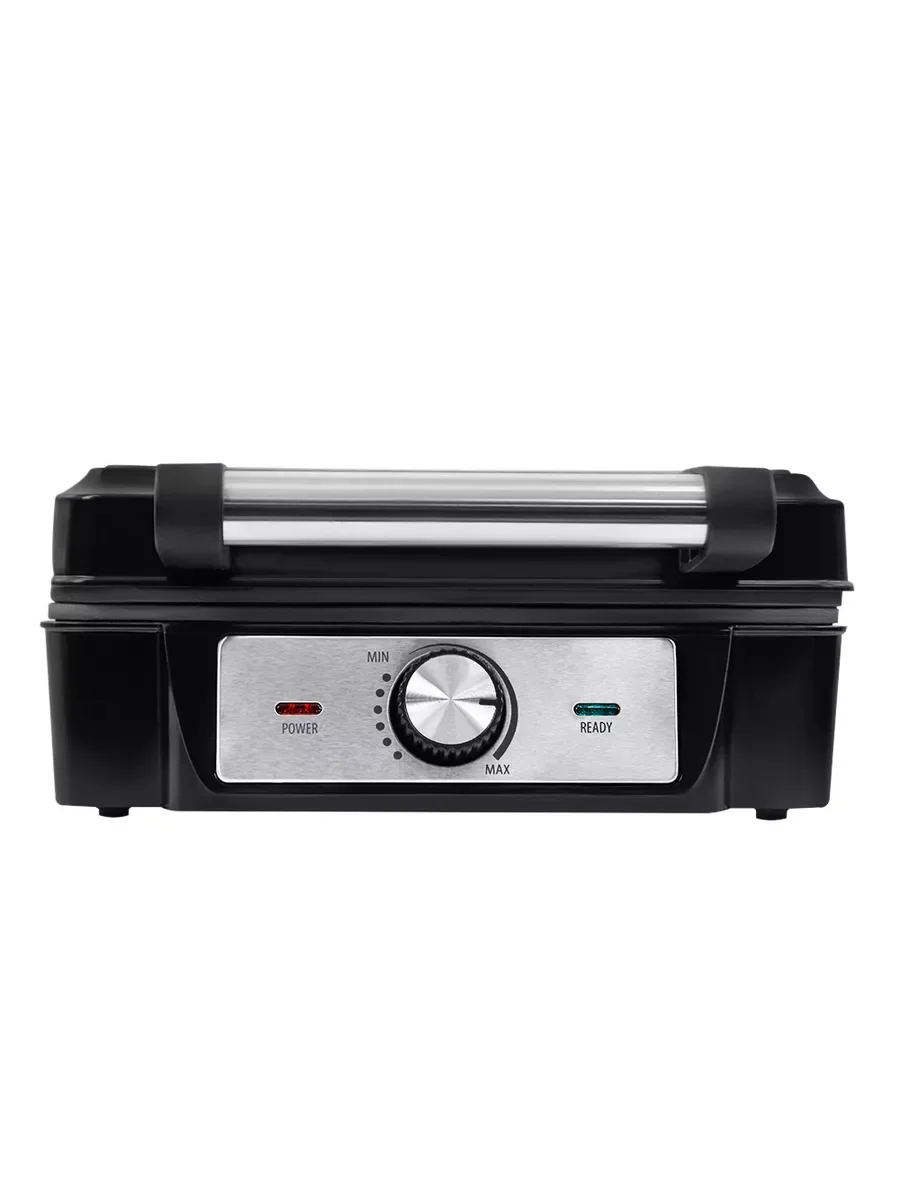 Серебряный вафельница CHEF PRO CF-SM1602A черный/сталь
