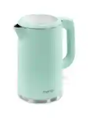 Серебряный чайник электрический MARTA MT-4556 1,7 л , термос чайник, двойные стенки корпуса