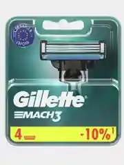 Сменные кассеты Gillette Mach3, 4 штуки
