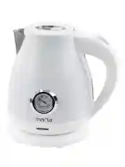 Белый чайник электрический MARTA MT-4645 металлический / 2200W/ Объем-1,8л/ белый