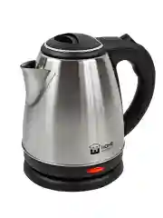 Серый металлик электрический чайник металлический HOME ELEMENT HE-KT165 черный сталь