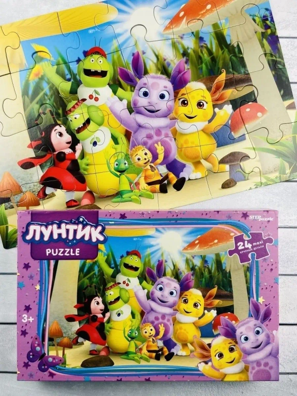 Пазл Лунтик 24 МАКСИ детали