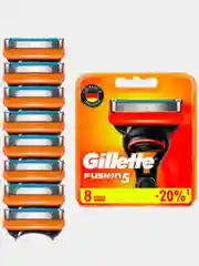 Сменные кассеты Gillette Fusion5, 8 штук