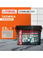 Затирка для плитки LITOKOL STARLIKE EVO S.210 GREIGE, 2.5 кг