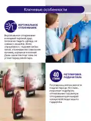 Красный утюг LUMME LU-IR1133A красный рубин