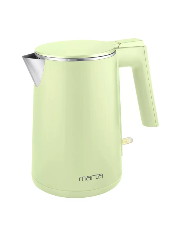 Чайник-термос металлический MARTA MT-4591 зеленый нефрит