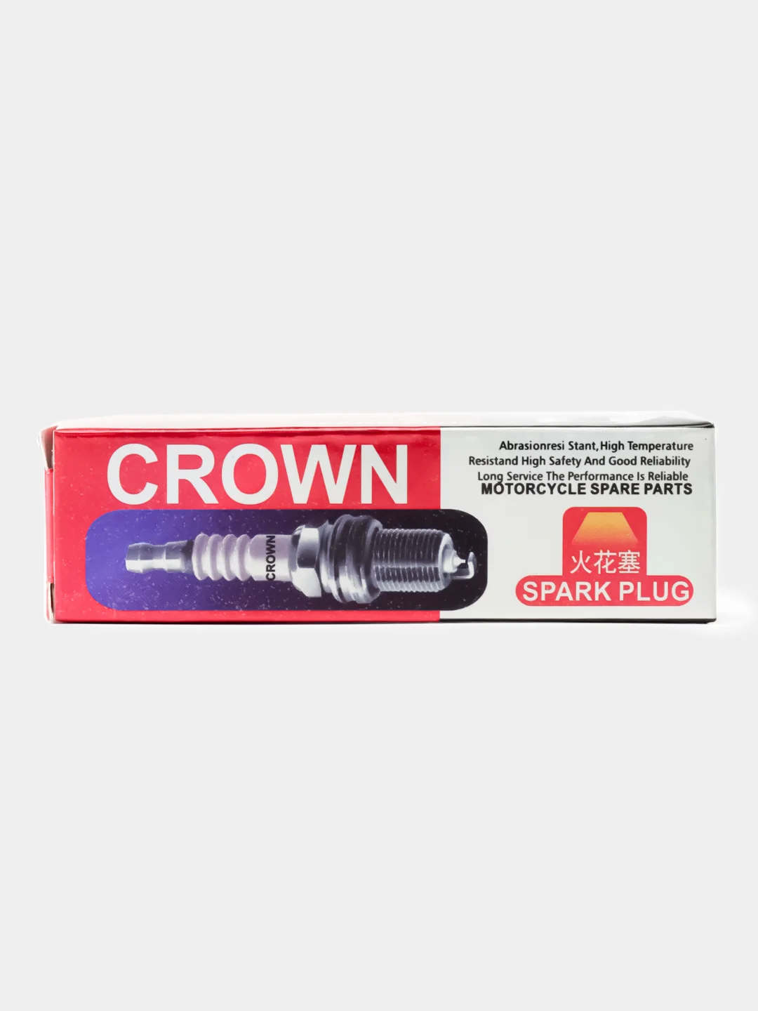 Свеча для веломотора, мотоцикла ИЖ, скутера 2-х такт. CROWN E6TC (пример NGK BP6HS, А17В)