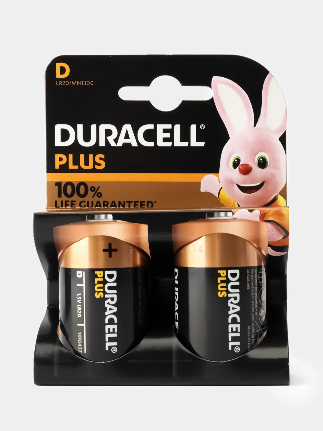 Батарейки Duracell LR20 тип D алкалиновые