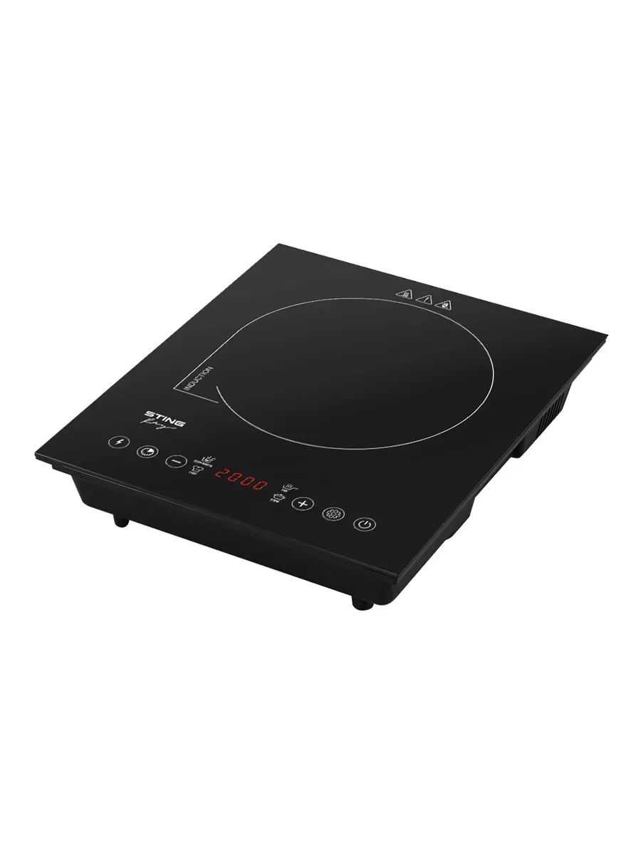 Черный электрическая индукционная безимпульсная плитка STINGRAY ST-HP3527A черный
