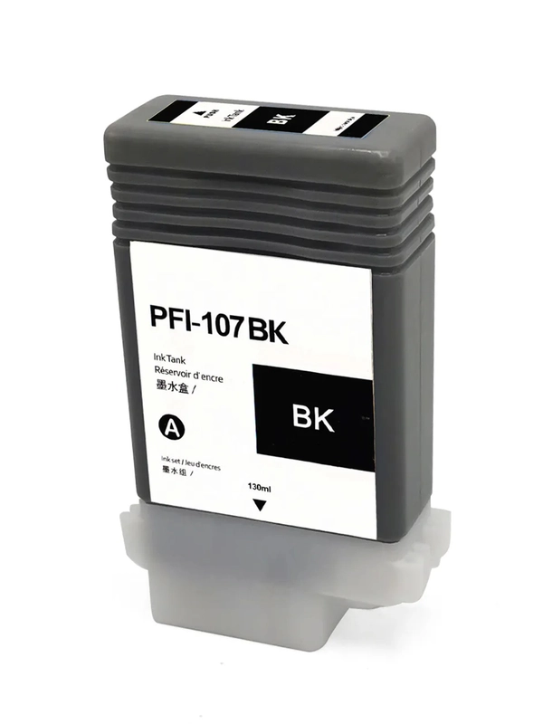 Струйный картридж NV Print PFI-107BK Black, для Canon imagePROGRAF iPF670/680/770, 130 мл