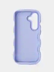 Лавандовый чехол для Samsung Galaxy S24 (Самсунг Галакси С24) выпуклый